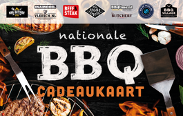 BBQ cadeaukaart vlees vis cadeau barbecue liefhebber Wagemakerskoffietheecadeau
