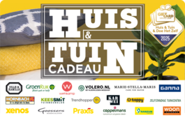 Huis en tuin cadeaukaart origineel cadeau Wagemakerskoffietheecadeau