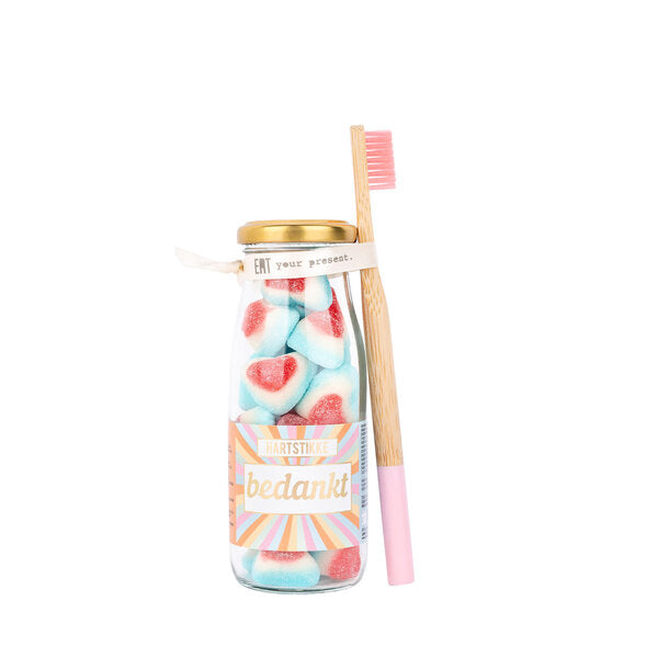 Candy bottle 250 ml - Thank you very much - with toothbrush