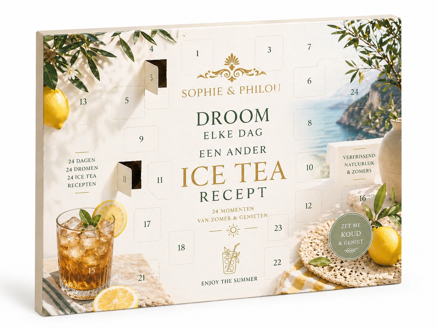 ice tea kalender - 24 Unieke Recepten voor de Zomer