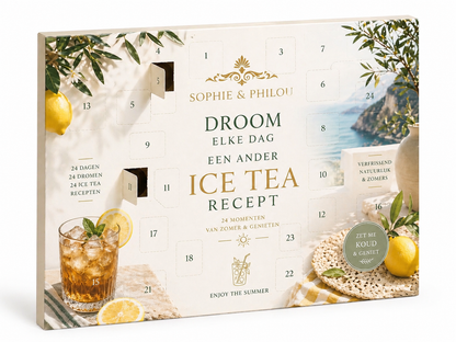 ice tea kalender - 24 Unieke Recepten voor de Zomer