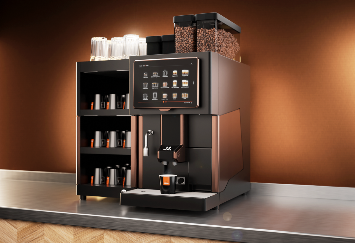 Zakelijke koffiemachine zonder contract voor bedrijven en scholen van Wagemakers Koffie Thee Cadeau