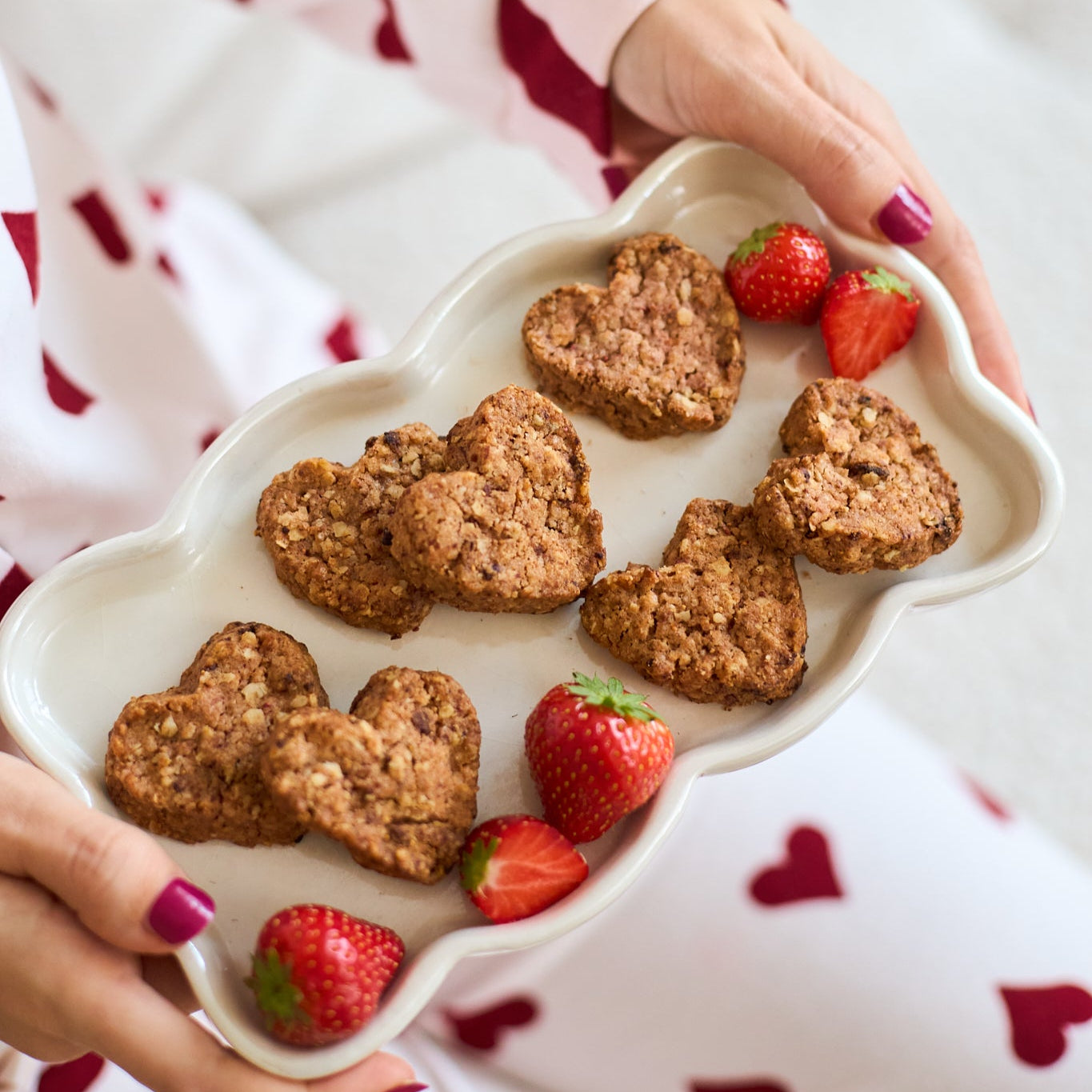 You're the berry best!| Aardbei Cookies met hartvormpje