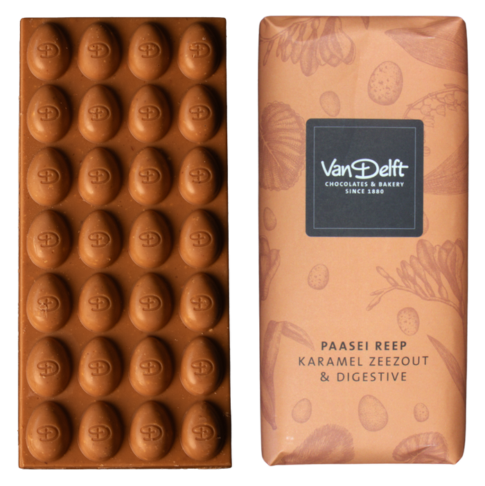 Paasei Reep Karamel Zeezout &amp; Digestive