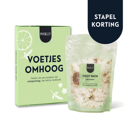 Droom Pineut Brievenbuscadeau Voetjes omhoog! Voetenbadje