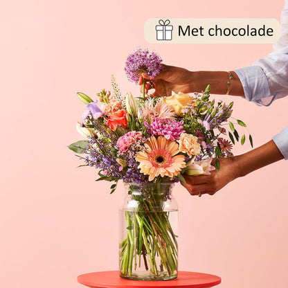 Cadeauset Voor jou Bloemen Fleur