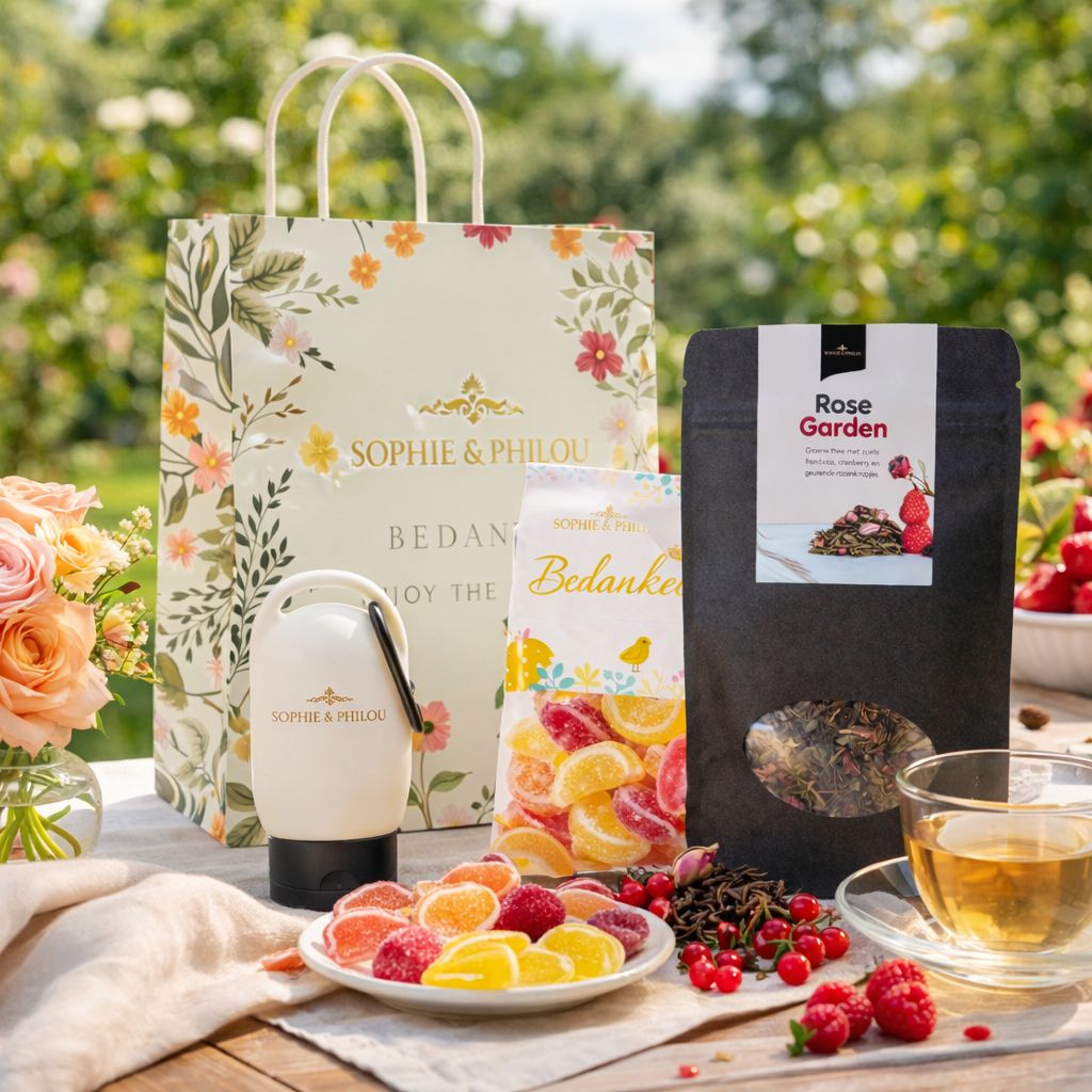 Luxe Thee Cadeautasje – Sophie & Philou Bedankmoment