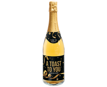 Toast auf Ihre prickelnde Traube (0,0 % Alkohol)