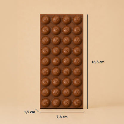 Reep Melk Chocolade met Pepernootjes