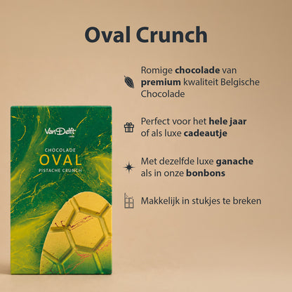 Chocolade Oval Café Noir Crunch