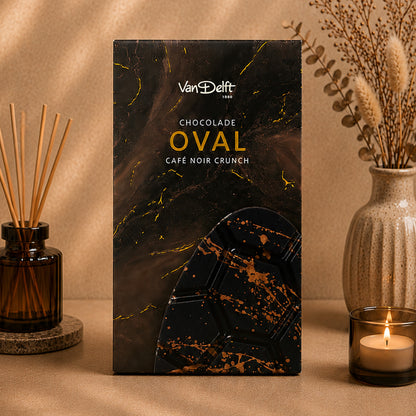 Chocolade Oval Café Noir Crunch