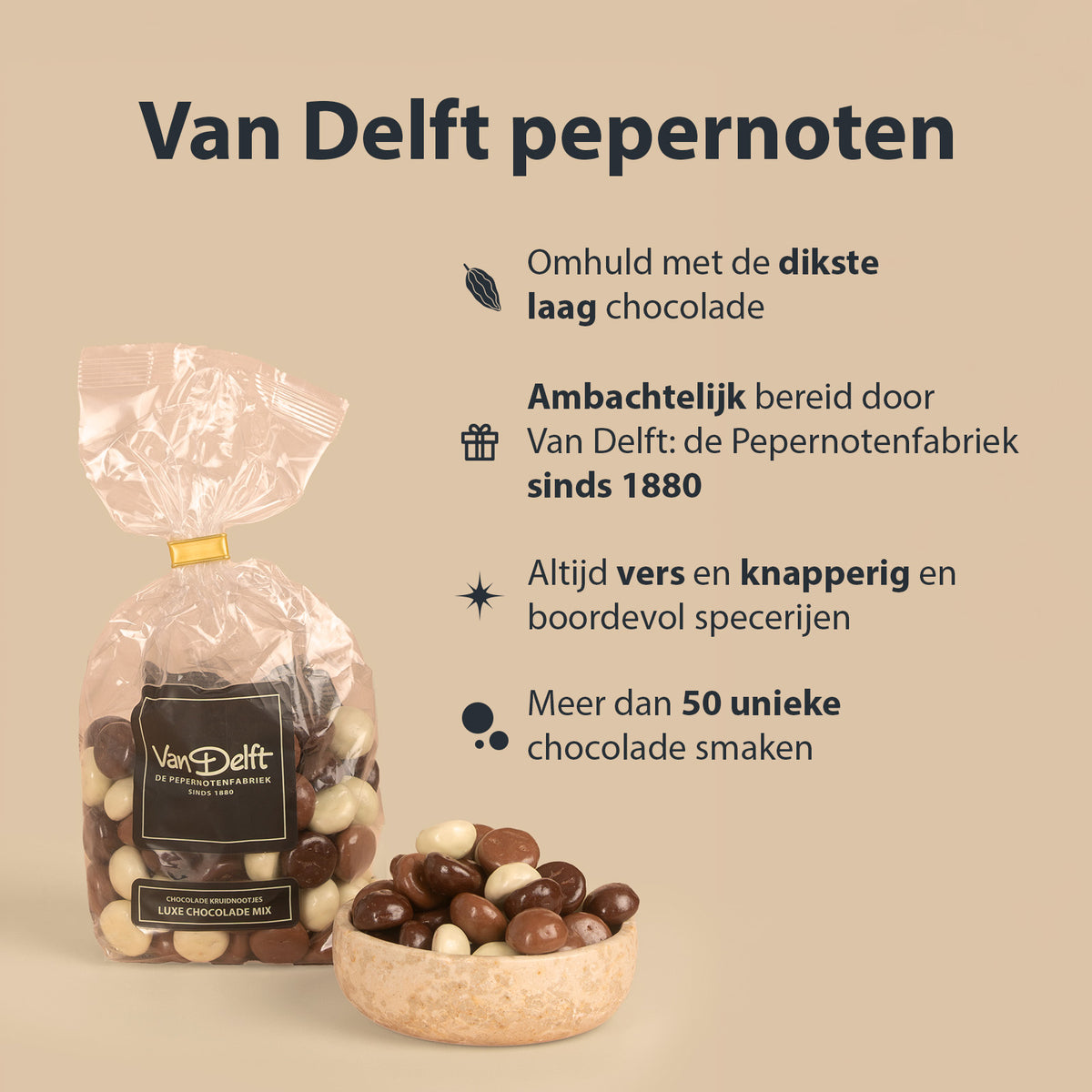 Luxe Chocolade Kruidnoten