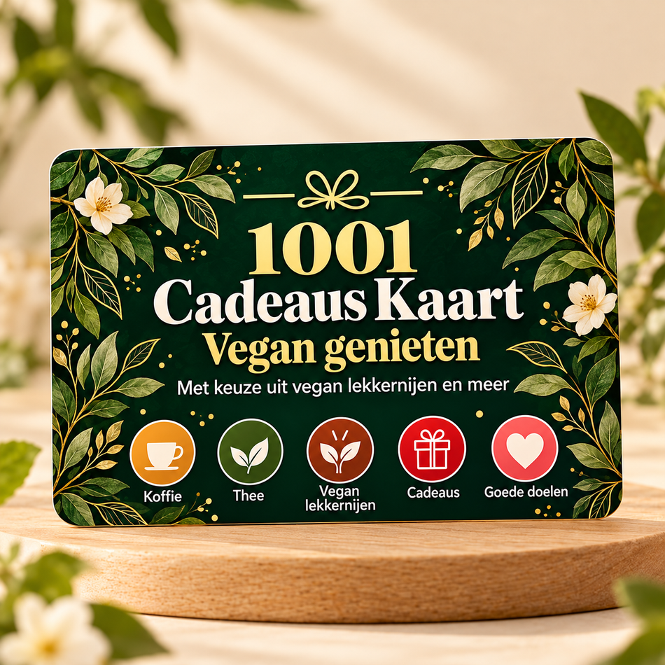 Vegan Cadeaukaart | Een cadeau vol keuze