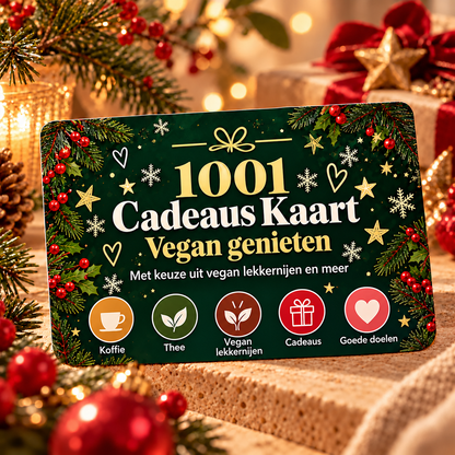 Vegan Cadeaukaart | Een cadeau vol keuze