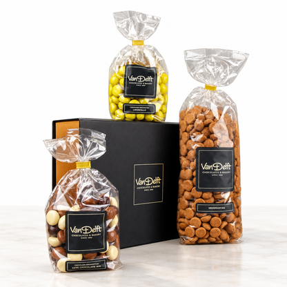 Cadeaupakket Sinterklaas met kruidnoten, chocolademix en limoncello