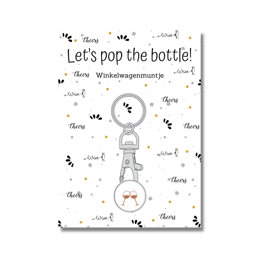 6x Winkelwagenmuntje