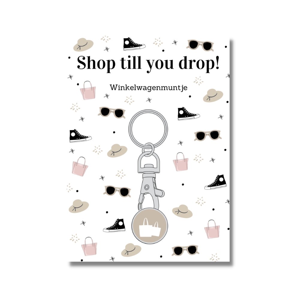 6x Winkelwagenmuntje