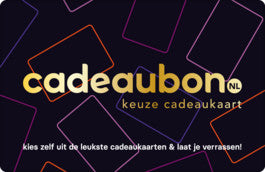 Alles-in-1 keuze cadeaukaart zwart Wagemakerskoffietheecadeau