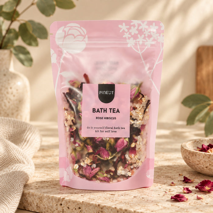Badthee Roos & Hibiscus Pouchbag