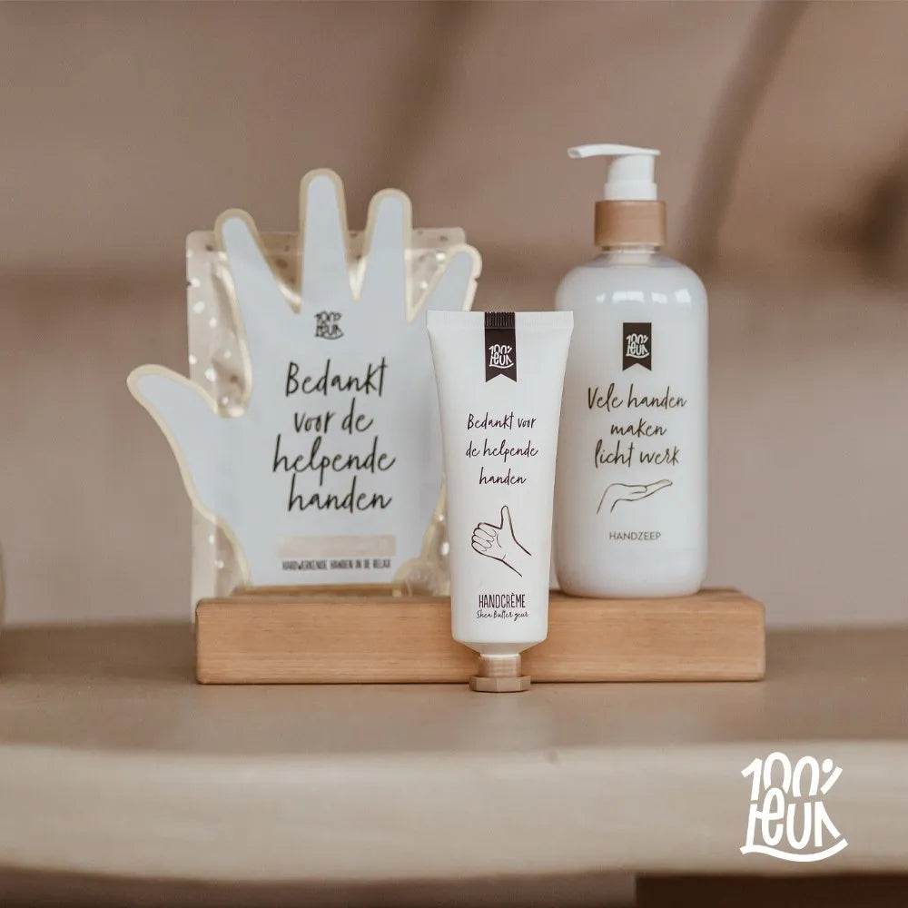 Handmasker – 'Bedankt Voor De Helpende Handen'