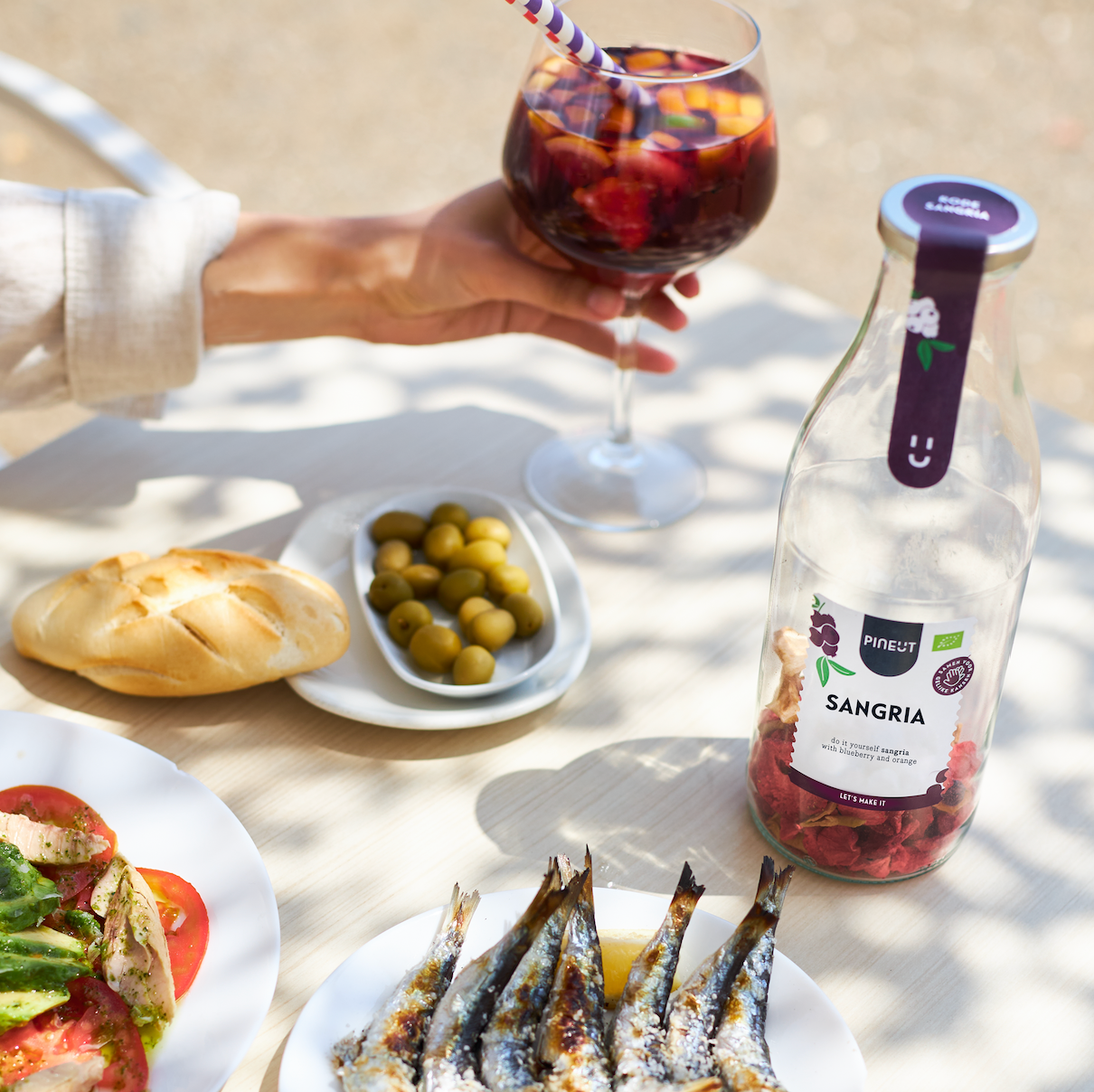 Sangria maken BIO | Cocktailfles | Zomerse DIY-sangria