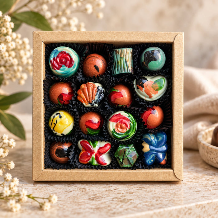 Bonbons Medium Luxe | 16 Handgemaakte Bonbons