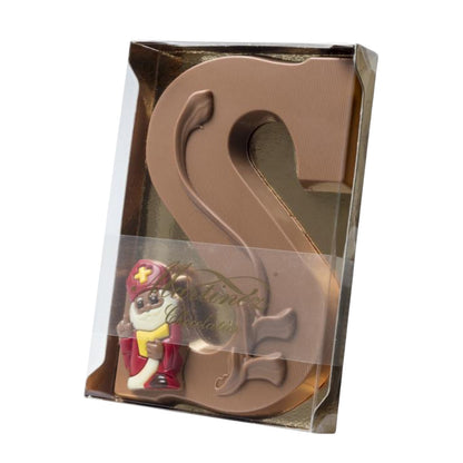 Massieve chocoladeletter naar keuze