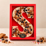 Chocoladeletter S | Salted Caramel & Oreo | Wit