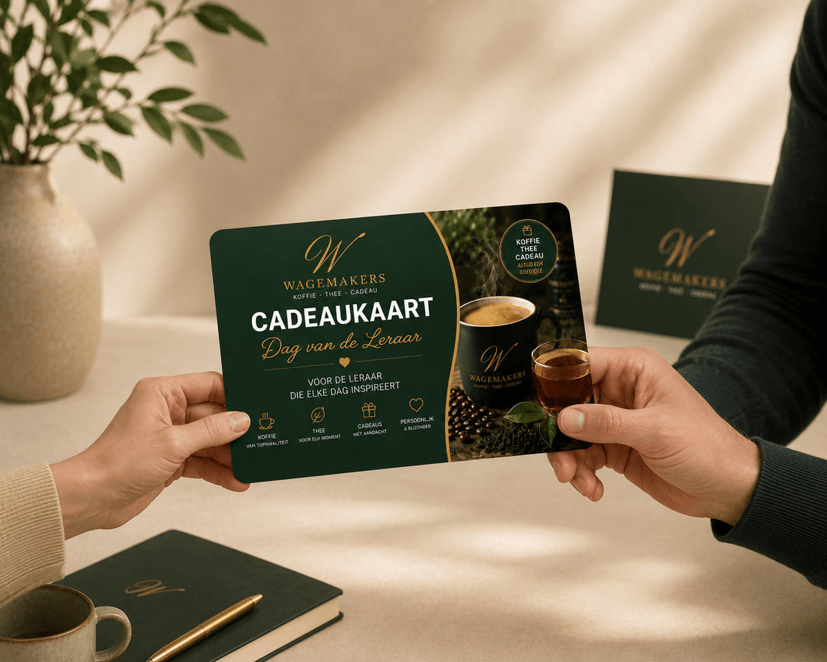 Cadeaukaart als persoonlijk bedankje voor juf meester of docent