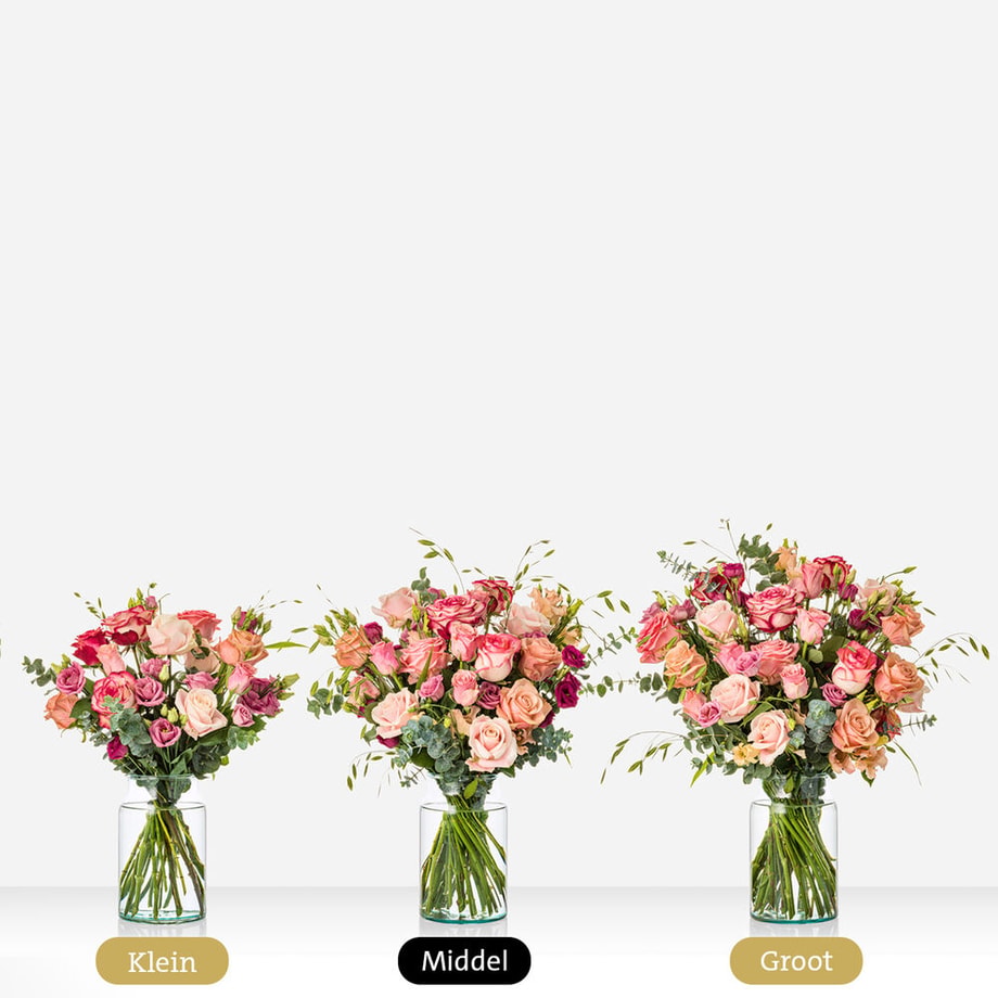 Pink roses bouquet Dani