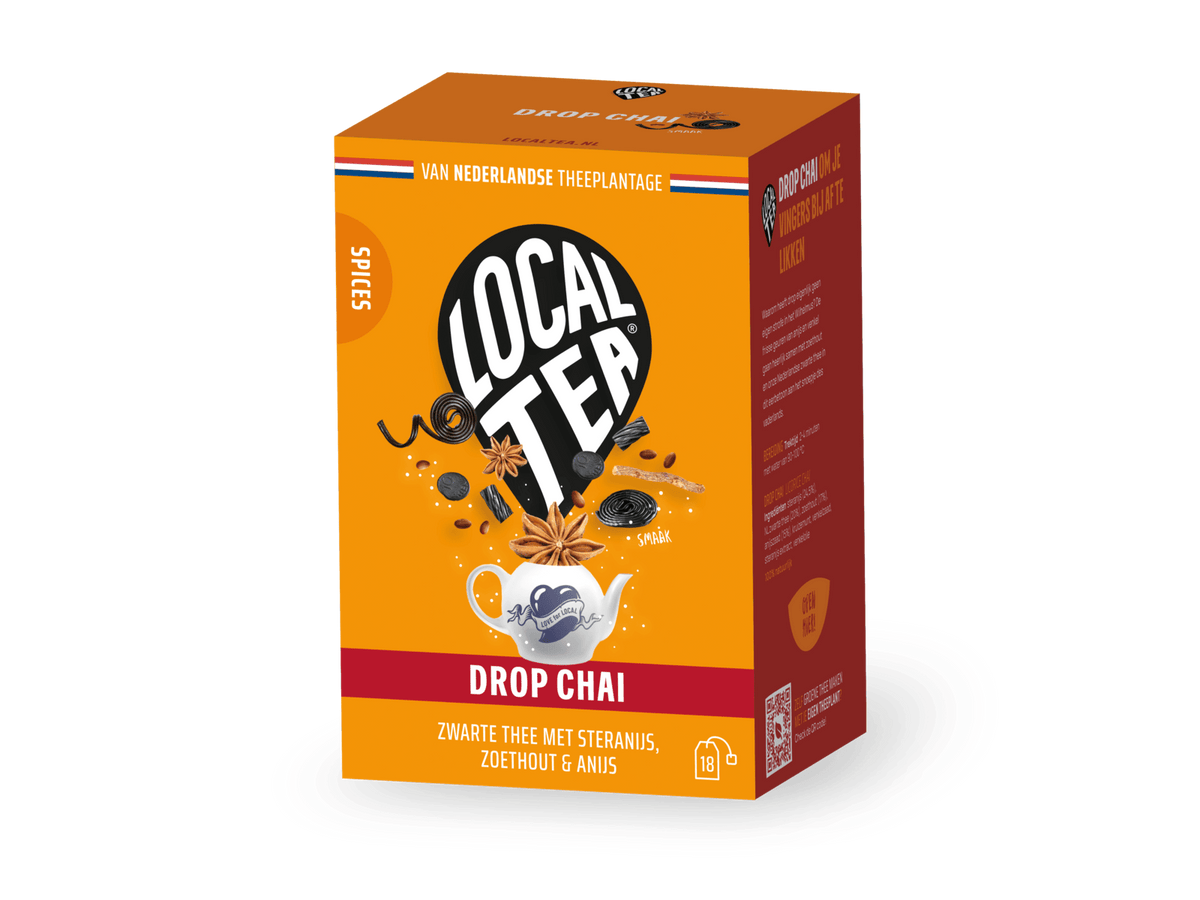 Drop Chai theezakjes van Local Tea