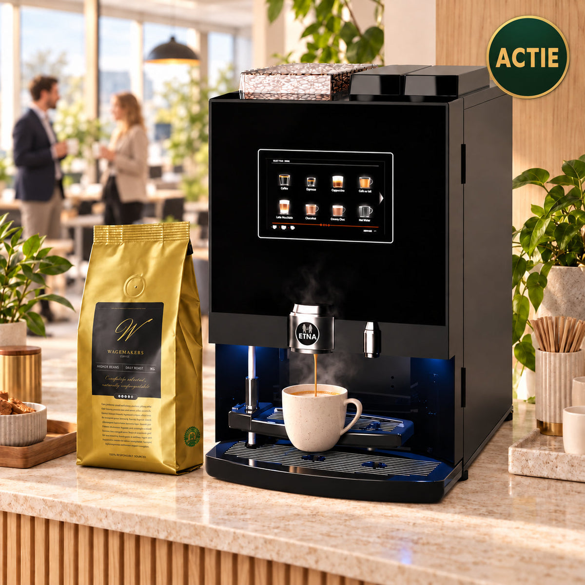 ETNA Dorado Compact Touch 7 professionele koffiemachine voor bedrijven