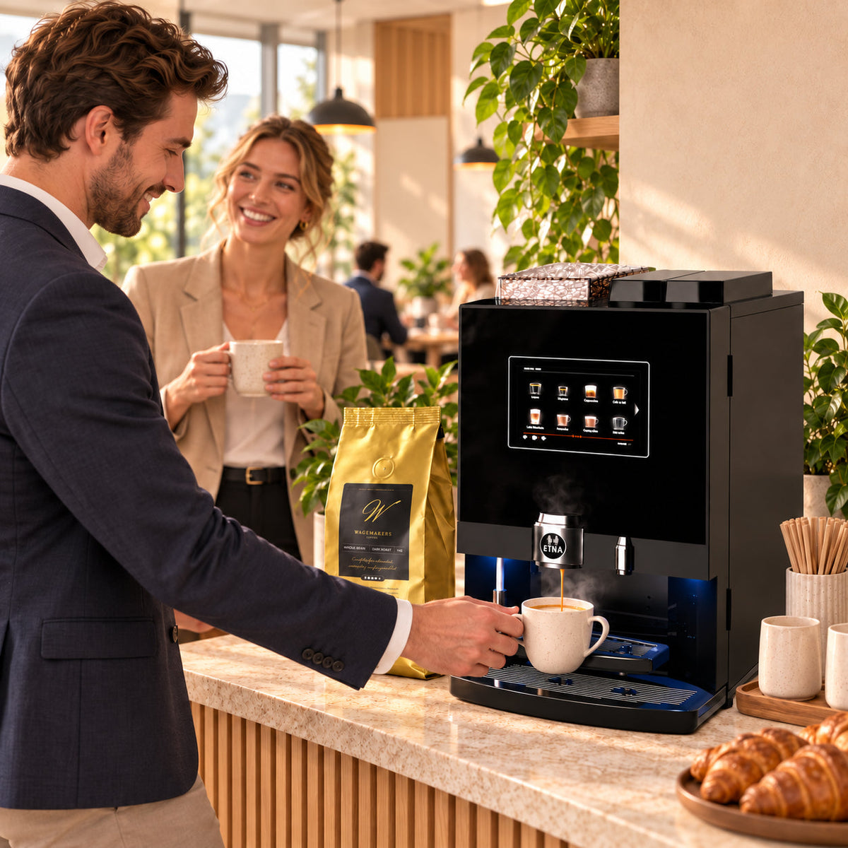 ETNA Dorado Compact Touch 7 koffiemachine met touchscreen