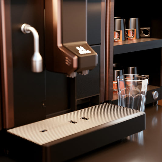 Touchscreen en bediening van de ETNA Sagitta espressomachine