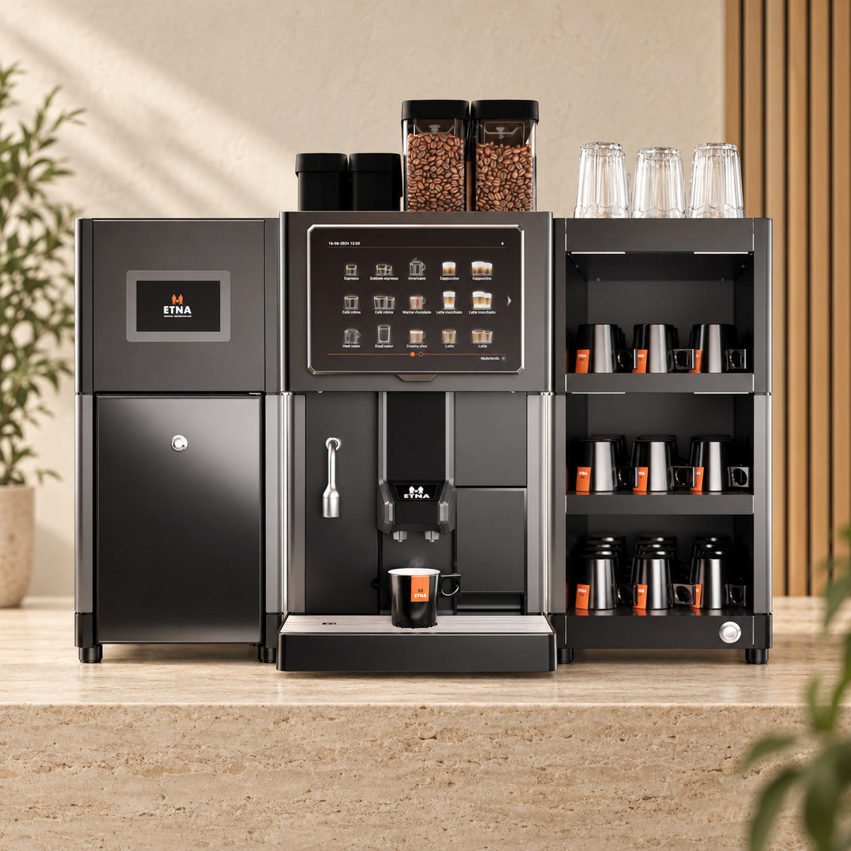 ETNA Sagitta professionele koffiemachine voor dagelijkse koffie-uitgifte