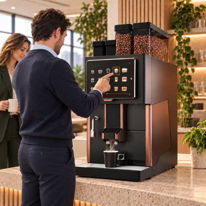 ETNA Sagitta professionele koffiemachine in zakelijke uitvoering