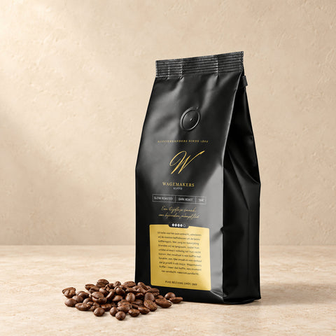 Exclusive Roast koffiebonen 250 gram van Wagemakers in luxe verpakking