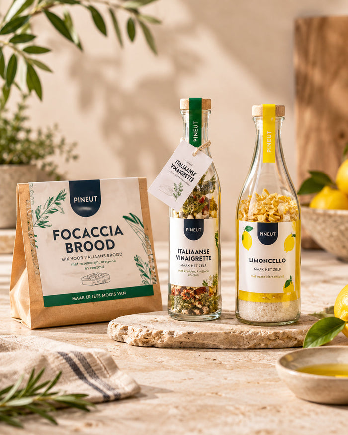 Focaccia, Limoncello & Vinaigrette Italiaans Giftpack