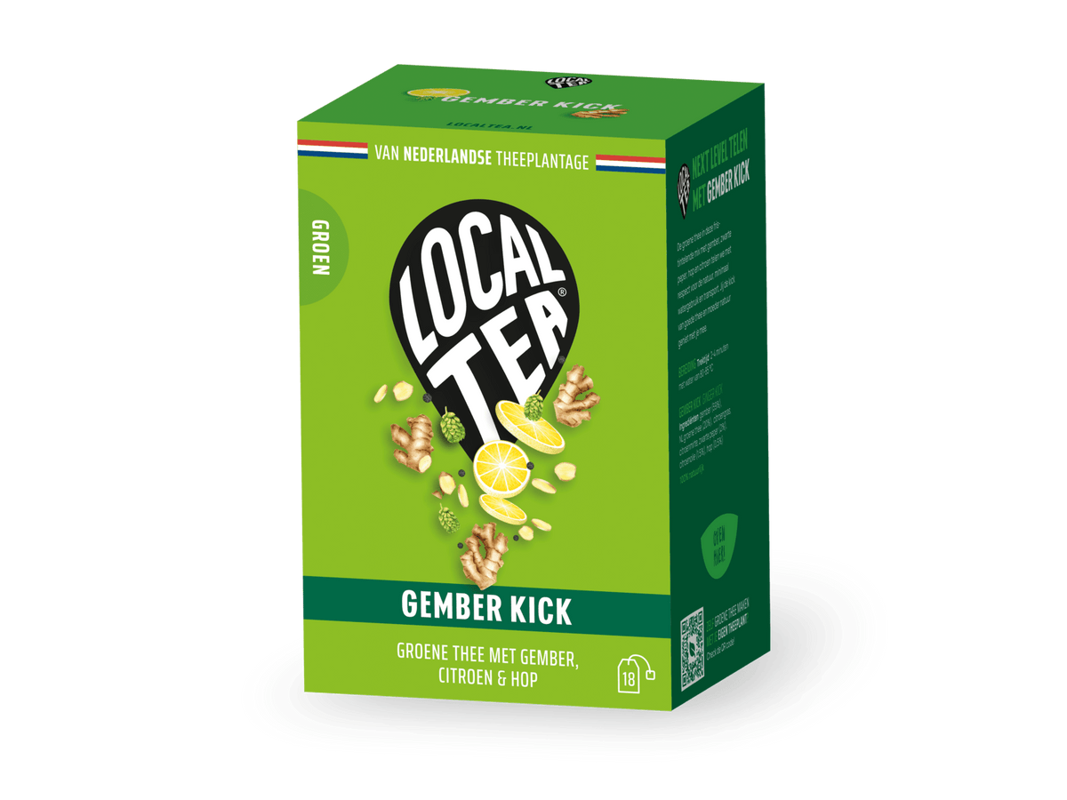 Gember Kick theezakjes van Local Tea