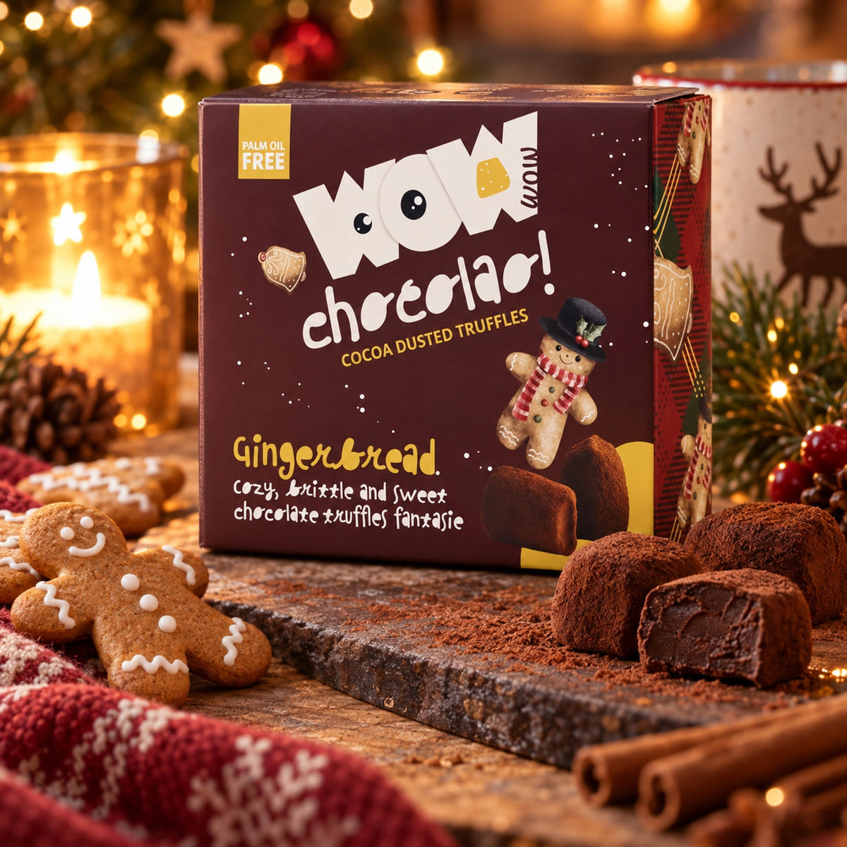 Gingerbread truffelbox 250g Sinterklaas en kerstcadeau