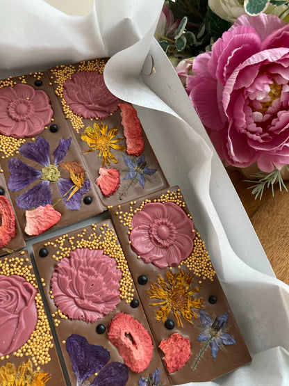Kleine bloemenchocolade voor Dag van de Leraar en feestdagen