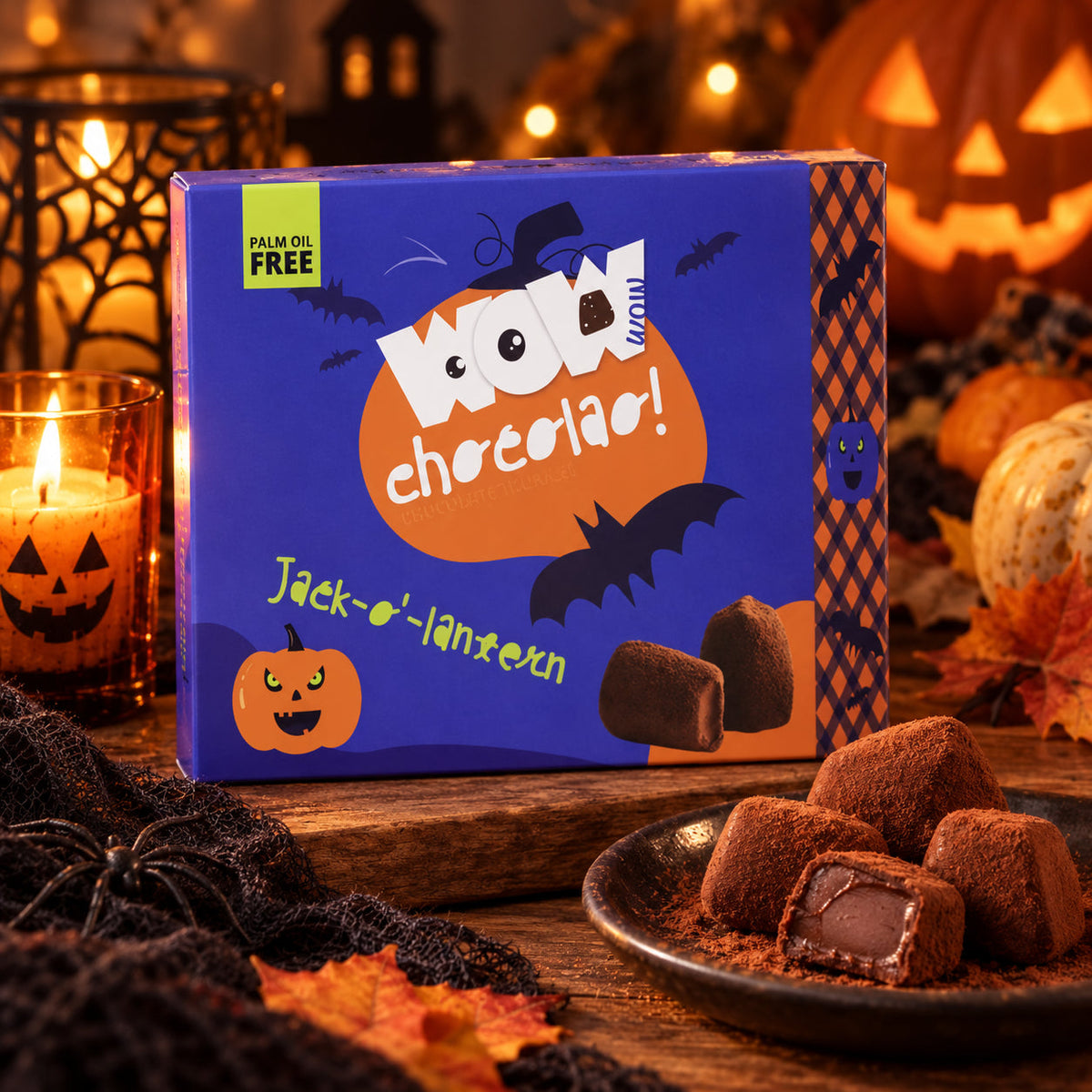 Jack The Lantern Pumpkin Pie truffelbox Halloween cadeau