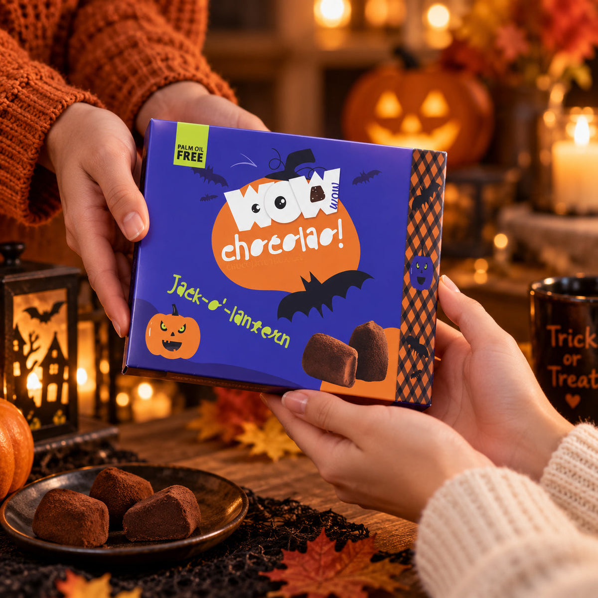 Pumpkin Pie chocoladetruffels 250g Halloween cadeau