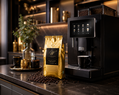 Medium Roast koffiebonen met smaaktonen van chocolade, noten en gedroogd fruit