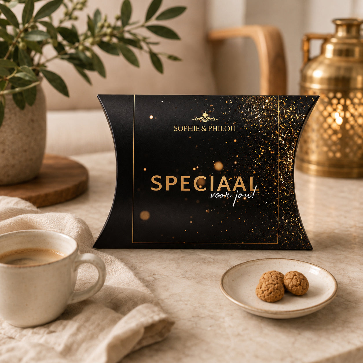 Speciaal voor jou kruidnoten als feestelijk Sinterklaas bedankje