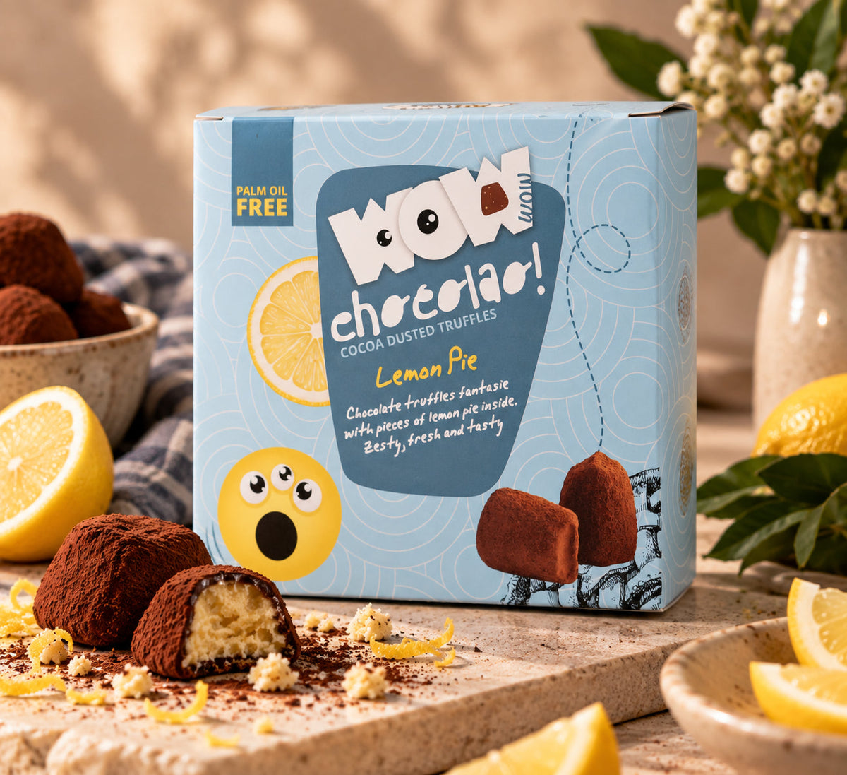 Lemon Pie chocoladetruffels XL Box 250g