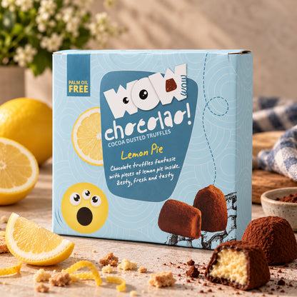 Lemon Pie truffelbox 250g frisse chocoladecadeau
