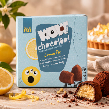 Lemon Pie chocoladetruffels cadeau voor leraar Sinterklaas en Kerst
