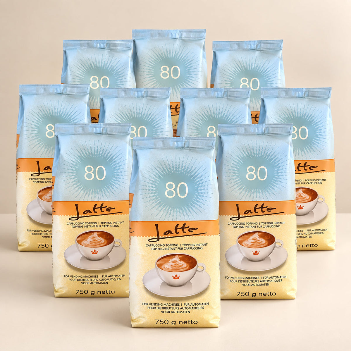 Melk topping Cappuccino Classic 10 x 750 gram voor koffiemachines