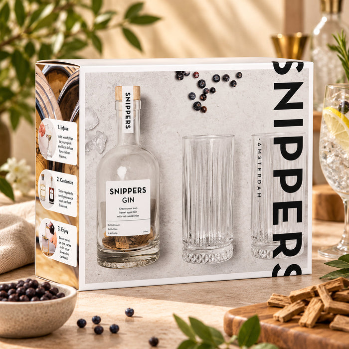 Originals Gift Pack Gin | 2 Glasses | Snippers